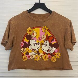 Disney Mickey & Minnie Crop Top